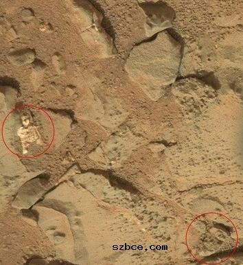 火星图像中现疑似“外星人骸骨”(图)